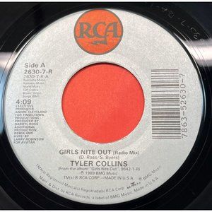 Tyler Collins Girls Nite Out 45 Funk Soul 1989 RCA 2630-7